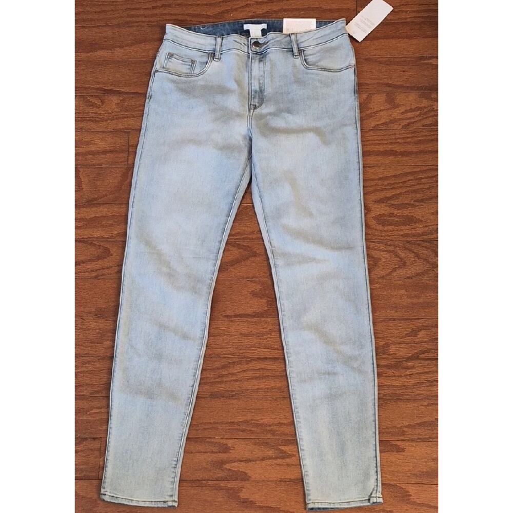 H&M Light Wash Skinny Jeans Womens Size 10